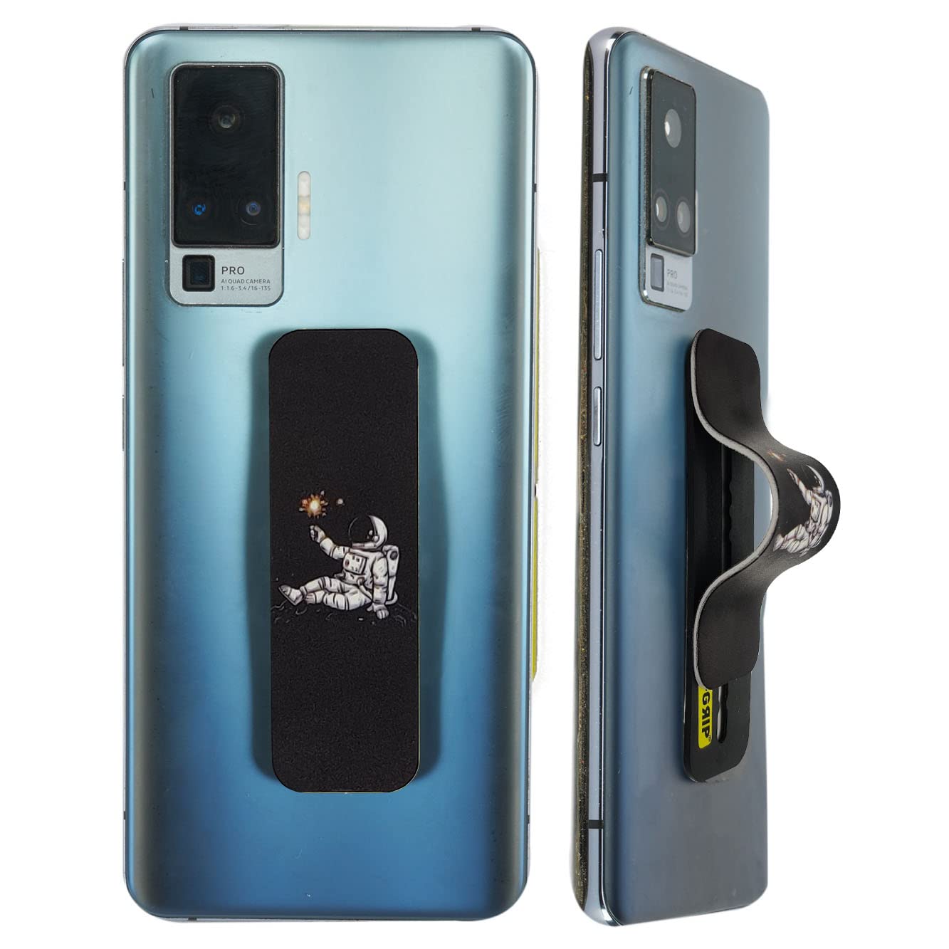 MO-GRIP Finger Grip Selfie Holder & Mobile Stand for iPhones & Android Smartphones - Funky Space Astronaut-image-14