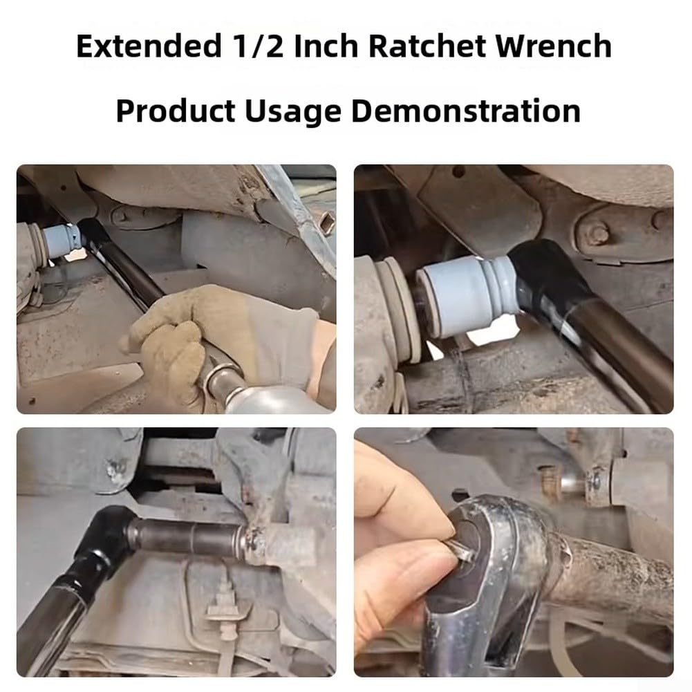 Cricchetto 1/2 Pollice Acciaio Cr-V Lungo 430mm Cricchetto 1/2(C)