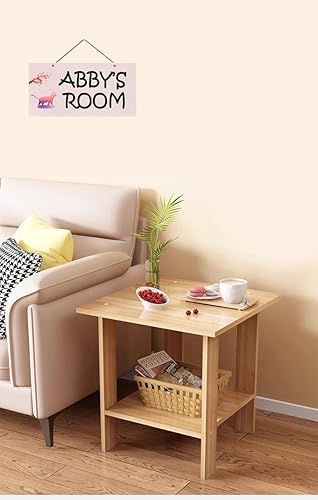 Miniatura 2 de Letreros personalizados con diseño de gato rosa y flores, letrero con nombre personalizado para habitación de niños y niñas, decoración de pared