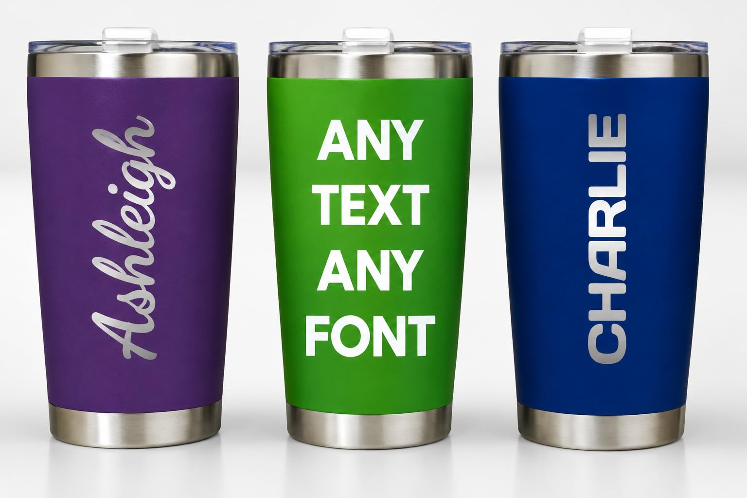 Personalised Travel Mug 500ml – Custom Engraved Stainless Steel Tumbler, Insulated Coffee Cup Gift for Him or Her, Teacher Gift, Sports Team Mug (Green)