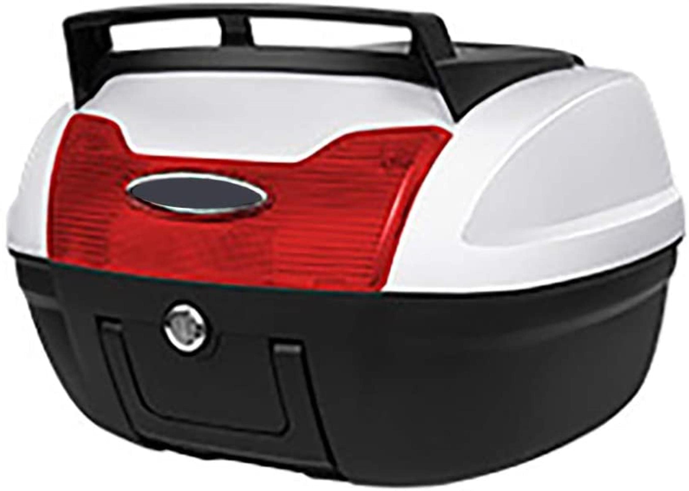 Motorcycle Touring Top Box Tail Trunk Luggage Box, Motorbike Scooter Rear Luggage Topcase Topbox, Can Store 2 Helmets