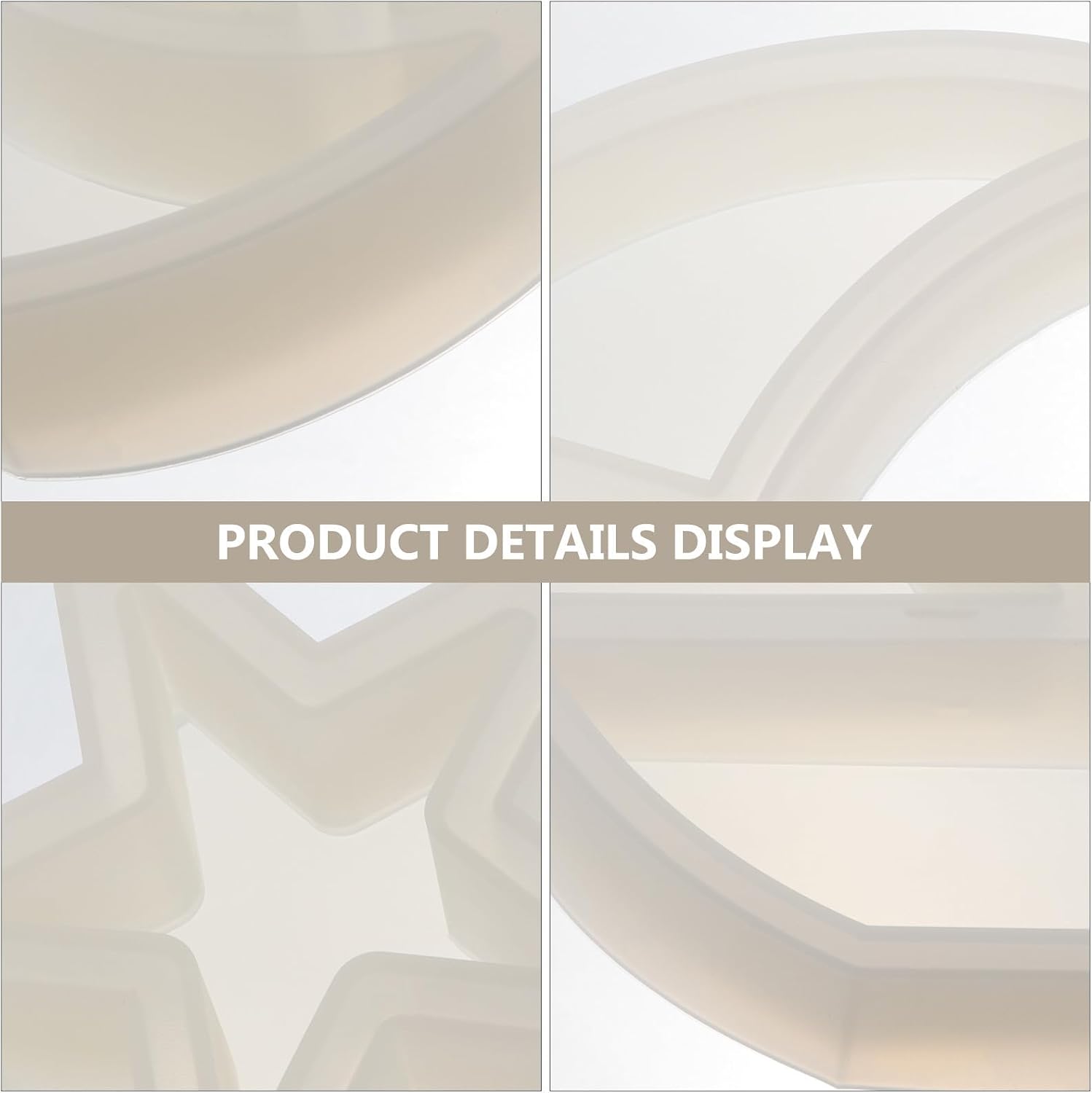 Moon Star Silicone DIY Mould for Resin Jewelry Tray Storage