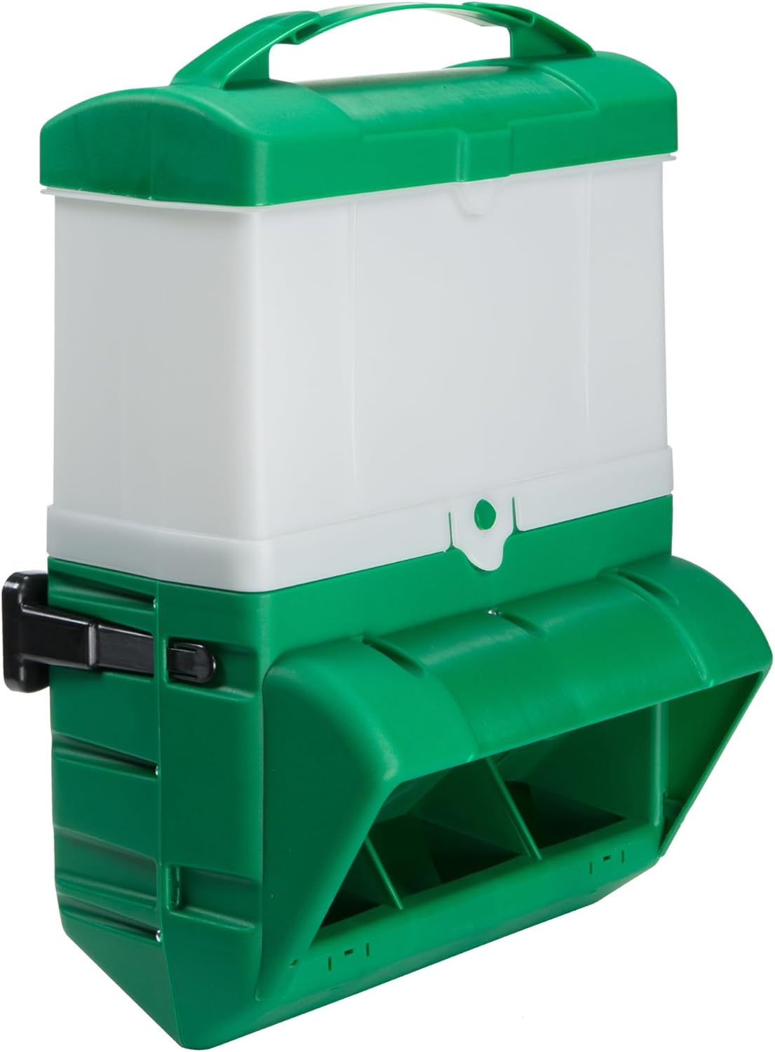 Hatching Time Wise Mountable Feeder – 22 Lbs. Poultry & Game Feeder, Green, HABC0401AGRN