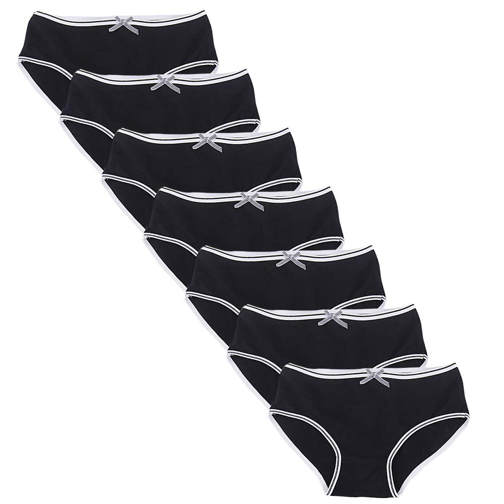 OULU Underwear Breathable Teen Girls 8-13 years Soft Cotton Panties Brief Pattern