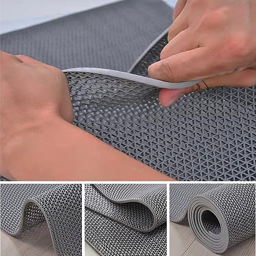 Tapis de sol antidérapant pour piscine et zones humides, grand tapis creux en caoutchouc pour protection contre les éclaboussures et projets de bricolage