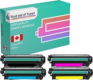 Best Toner Compatible Toner Cartridge Replacement for HP 507A / HP 507X ( Black,Cyan,Magenta,Yellow , 4-Pack ) High Capacity Black & Regular Colors CE400X/CE401/CE402/CE403 For use in HP LaserJet Enterprise M551 M551n M551dn M551xh M575 M575f M575dn (BLACK / CYAN / MAGENTA / YELLOW)