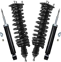 Vista 105 de Detroit Axle - Amortiguadores de muelles helicoidales RWD para Dodge Charger 2012-2020, 2012-2019 Challenger 2 Amortiguadores delanteros completos