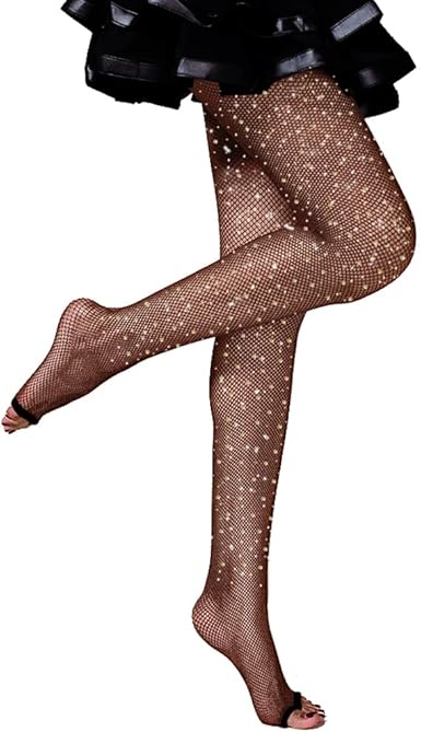 rhinestone fishnets