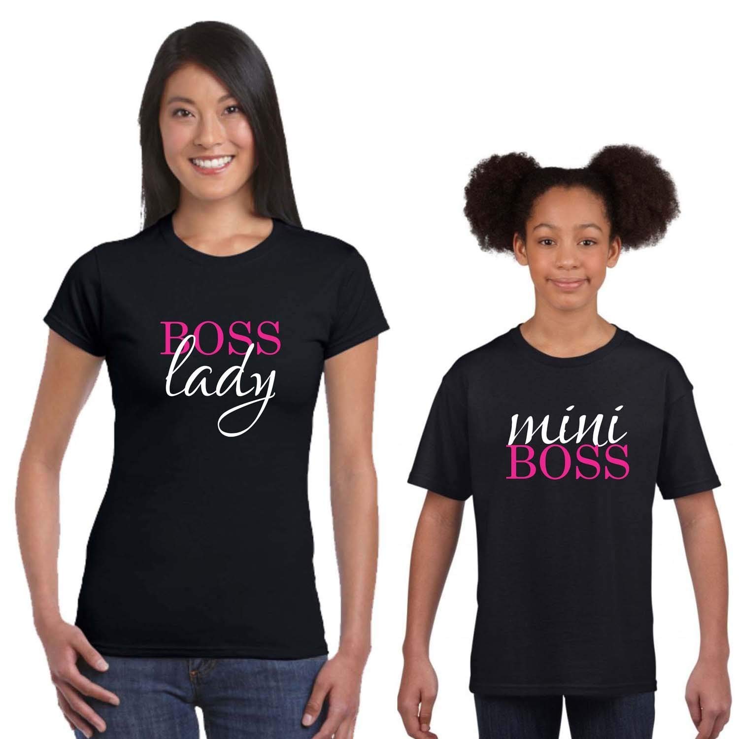 Yaya Cafe Boss Lady Mini Boss Family T Shirt Combo | Desertcart Seychelles, image size:1500x1500