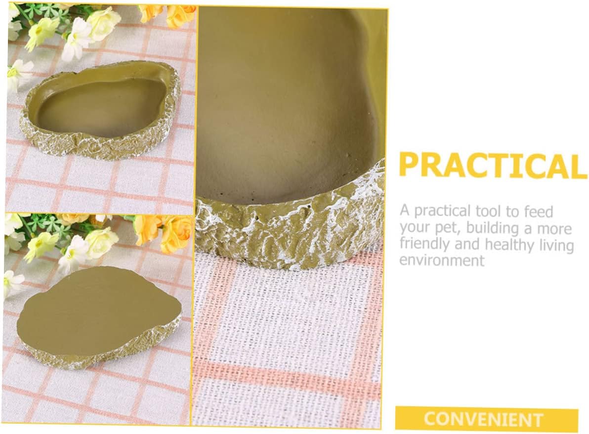 Reptile Water Bowl Reptile Feeding Bowl,6 pcs Reptile Bowl Tortoise Food Bowl Reptile Bowl Reptile Food Feeder Tortoise Feeding Bowl Reptile Feeding Dish reptilians