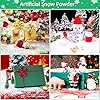 hatisan 13 Ounces Fake Snow Decoration - Artificial Snow for Christmas Decoration, Fake Snow for Crafts Village Displays - Dry Plastic Snowflakes for Holiday Decor Craft Winter Displays #3