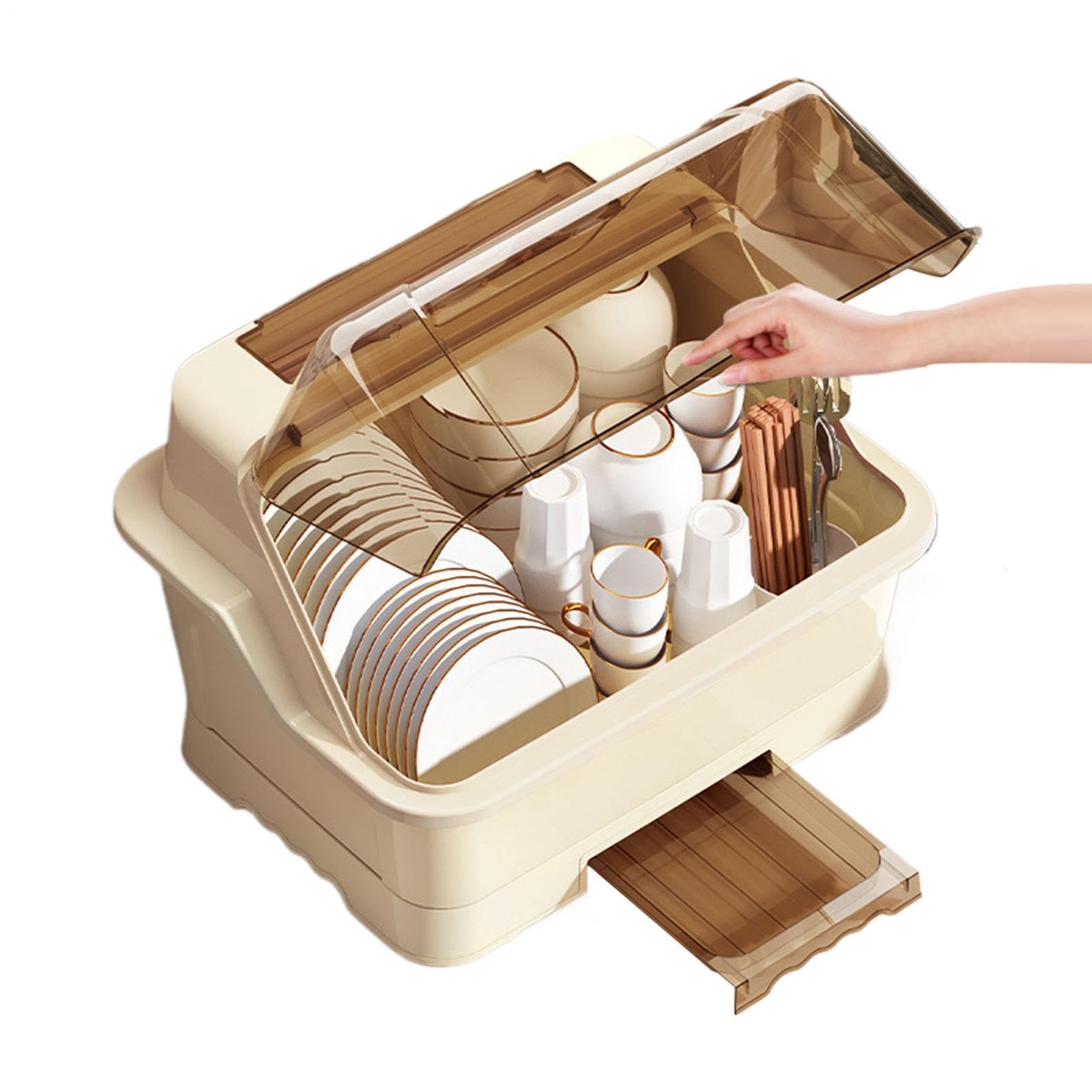 Küchenspüle-Organizer, Abtropfbox, Abtropfgestell, für Küche, Schlafsaal, Arbeitsplatte, Badezimmer, Esszimmer, Wohnung, Restaurant