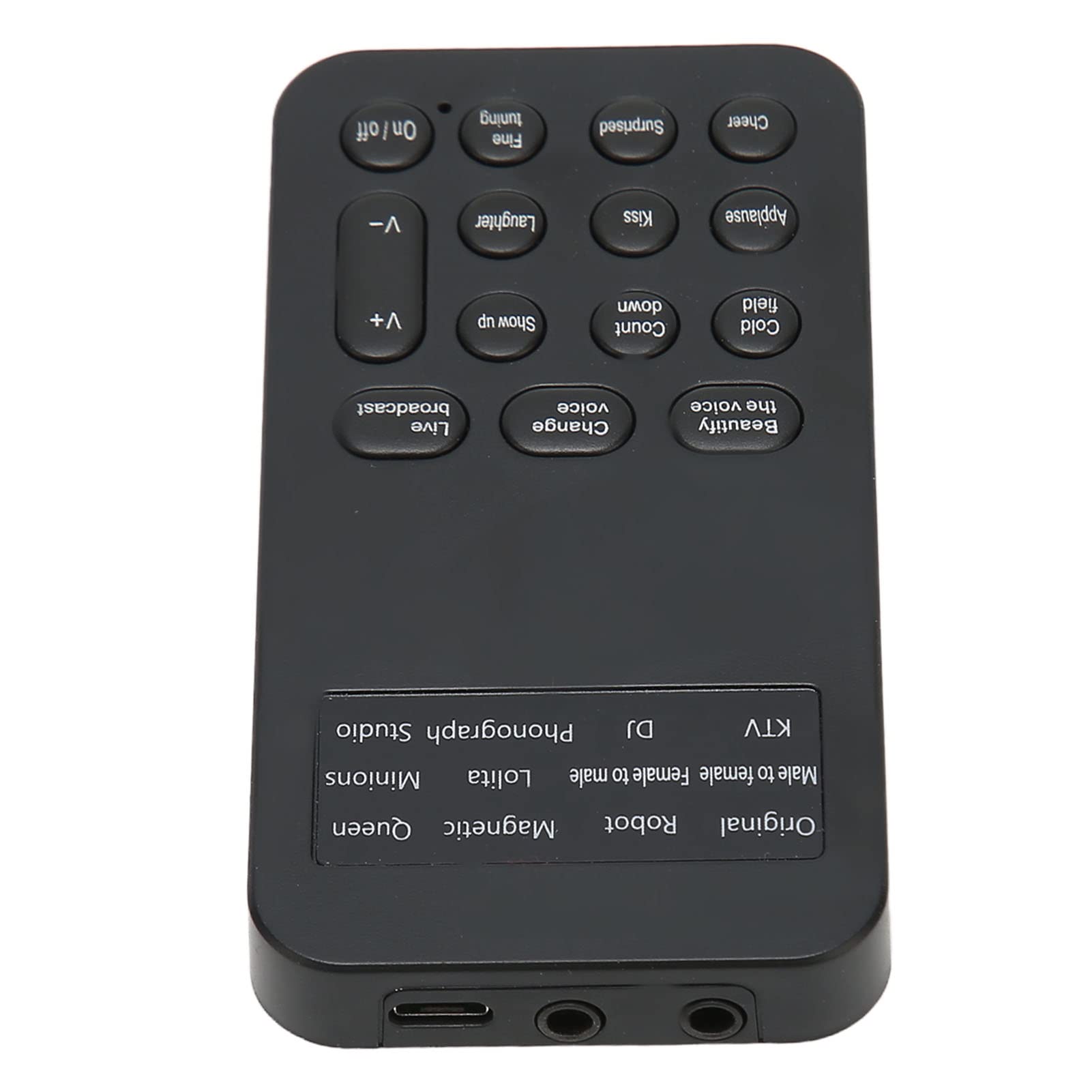 Stimmenverzerrer, Voice Changer mit 8 Soundeffekten + 8 Sprachwechslern zum Anrufen, Spielen und Singen, kompatibel mit Mobiltelefonen, Computern, Tablets