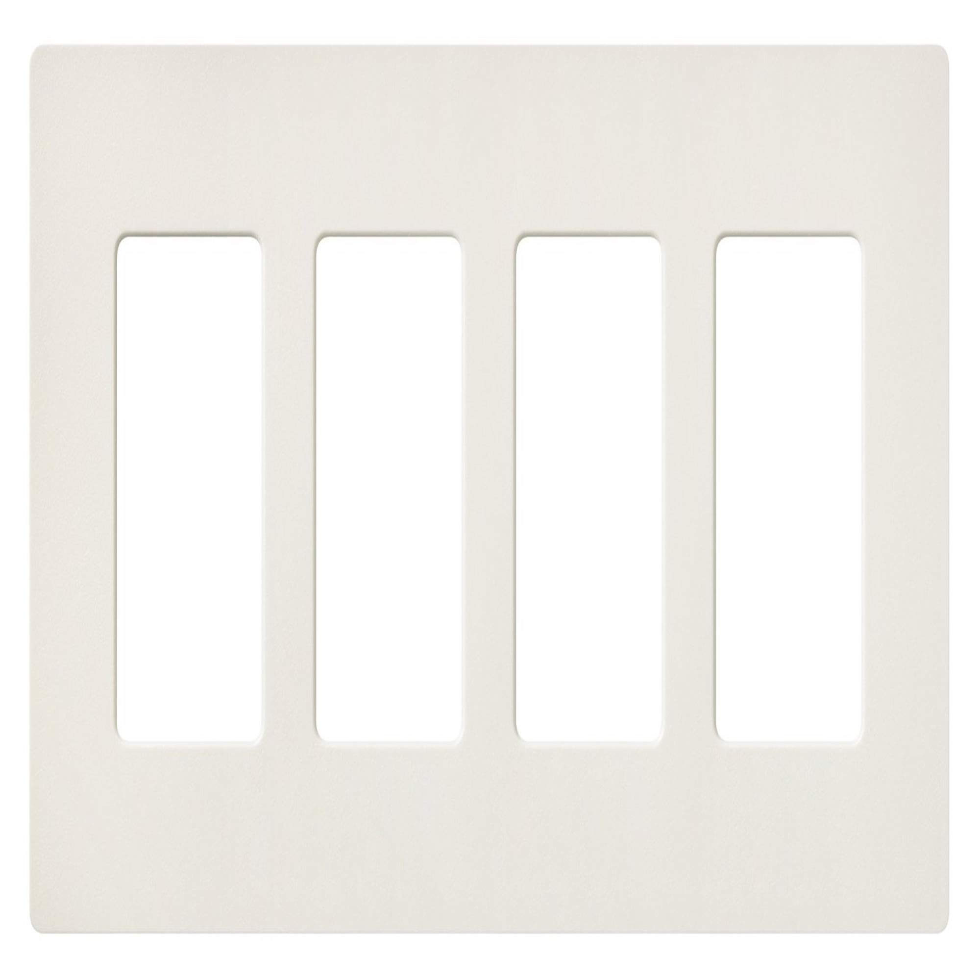 Lutron Claro Wall Plates - Gloss White -17