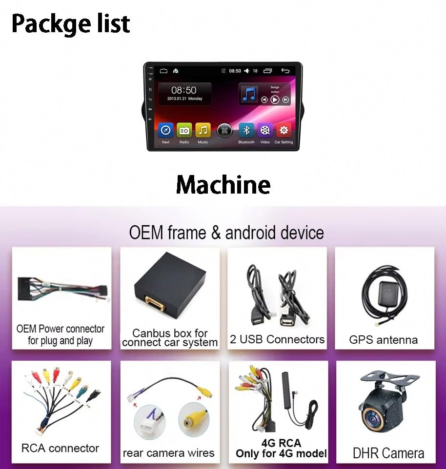 Pantalla Android Auto inalámbrica para Fiat Egea con Bluetooth y Mirror Link rápido 7