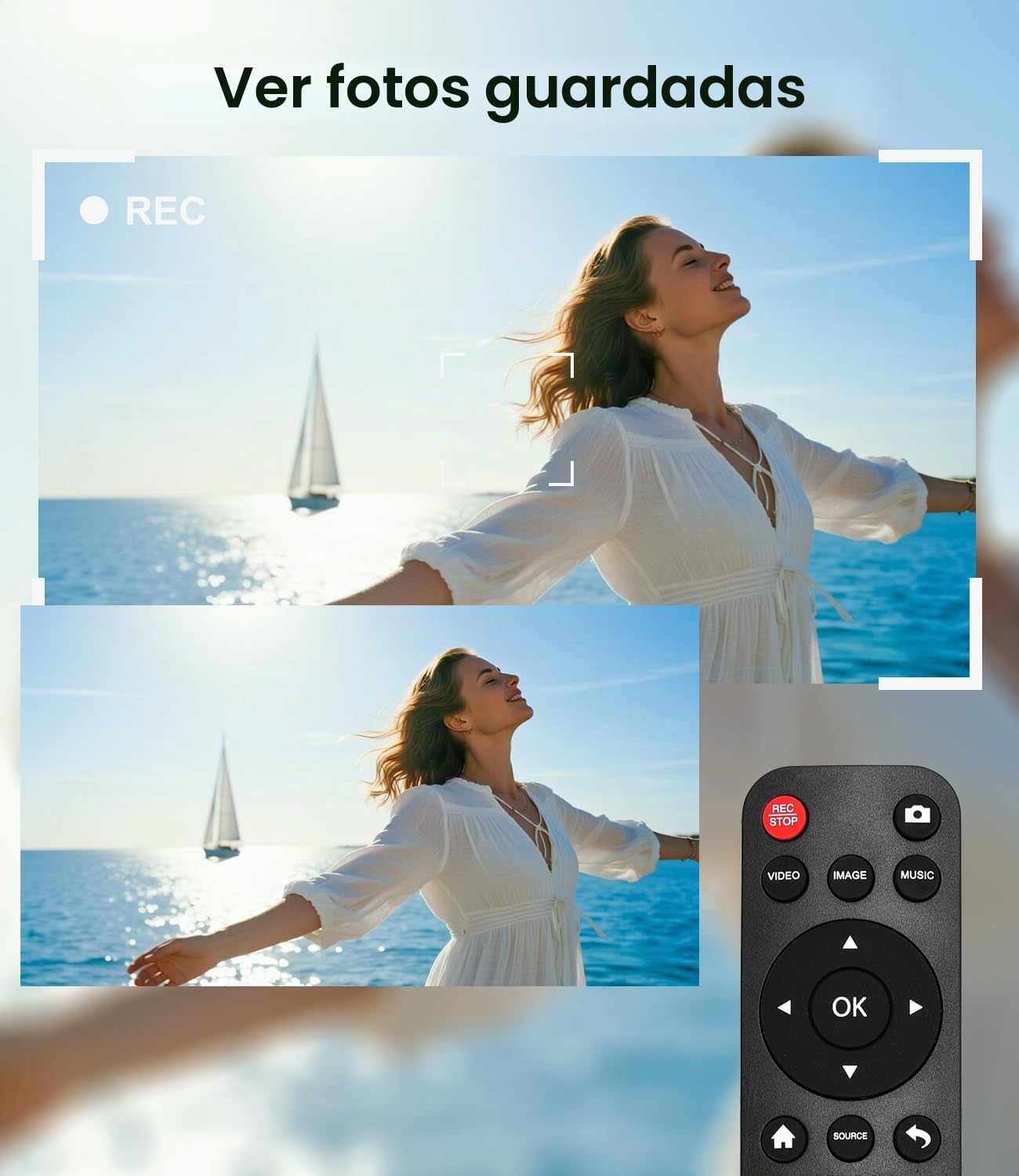 King Ma Grabadora de Vídeo 3" 1080P 30FPS VHS Digitalización de RCA, VCR, DVD, VHS, Hi8, videocámaras, juegos Almacenamiento TF/SD/USB (AV)