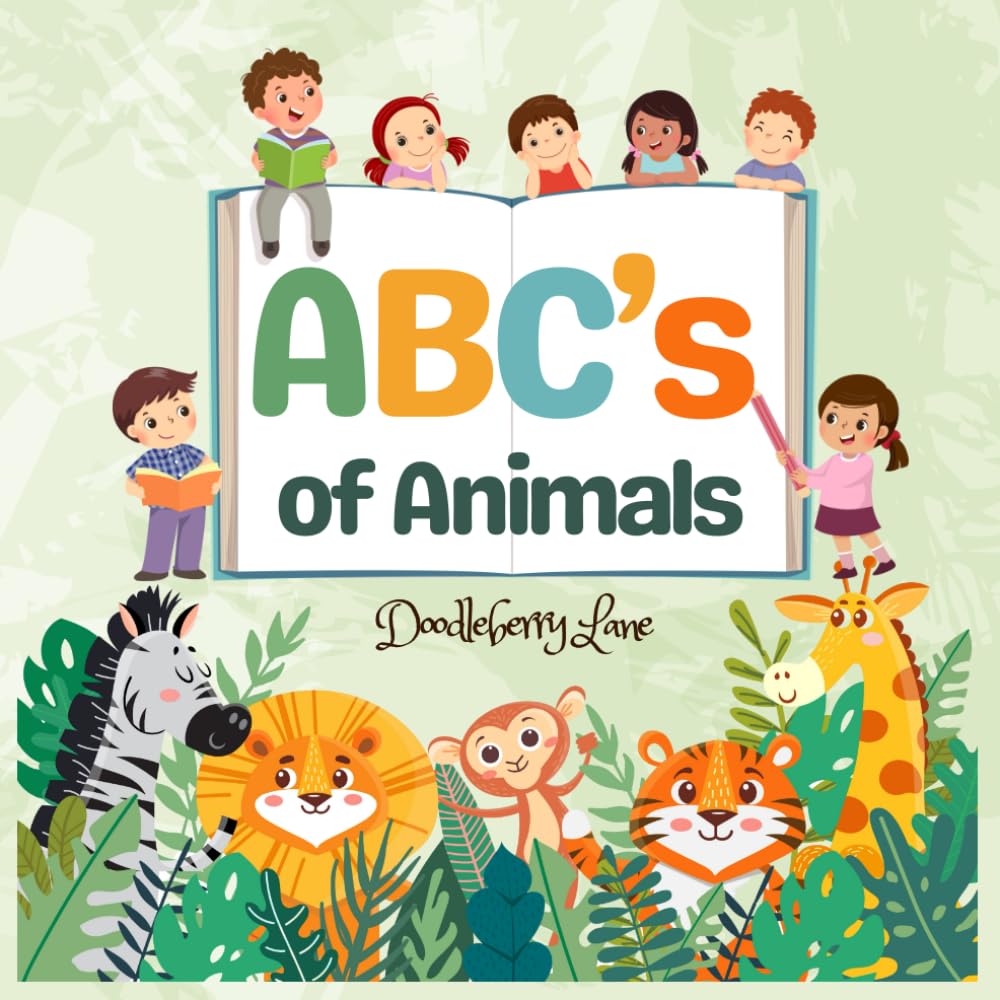 ABC Animals for Kids: A to Z Alphabet Learning Book for Toddlers and Preschoolers Ages 3-5