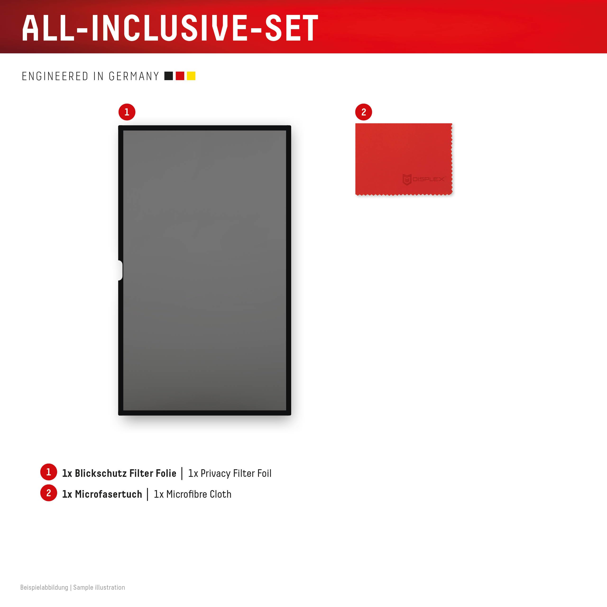 Displex PRIVACY SAFE Magnetischer 2-Wege Blickschutzfilter für Apple iMac 24" M1 (2021)/ M3 (2023)/ M4 (2024)