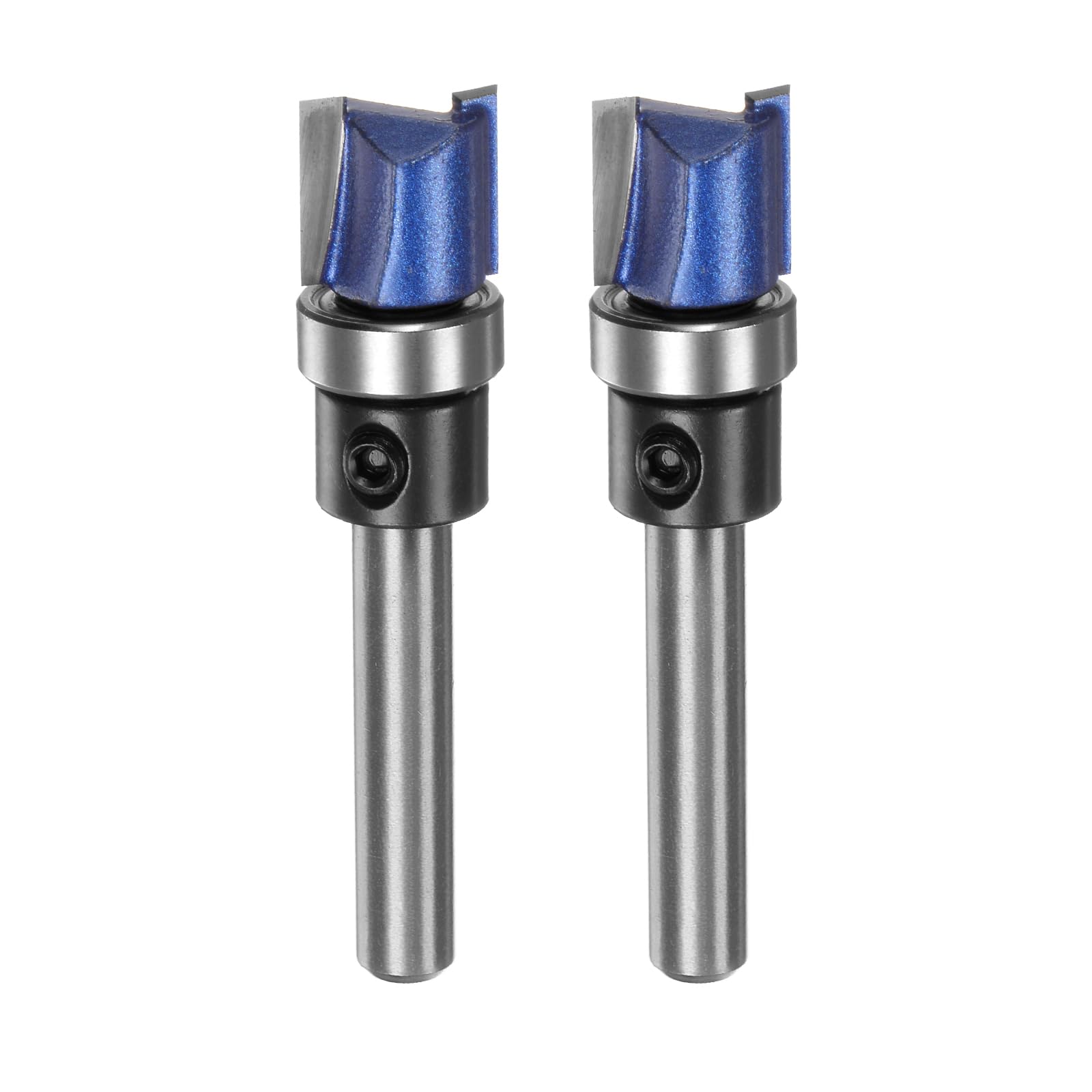 HARFINGTON 2pcs Pattern Flush Trim Router Bit 1/4