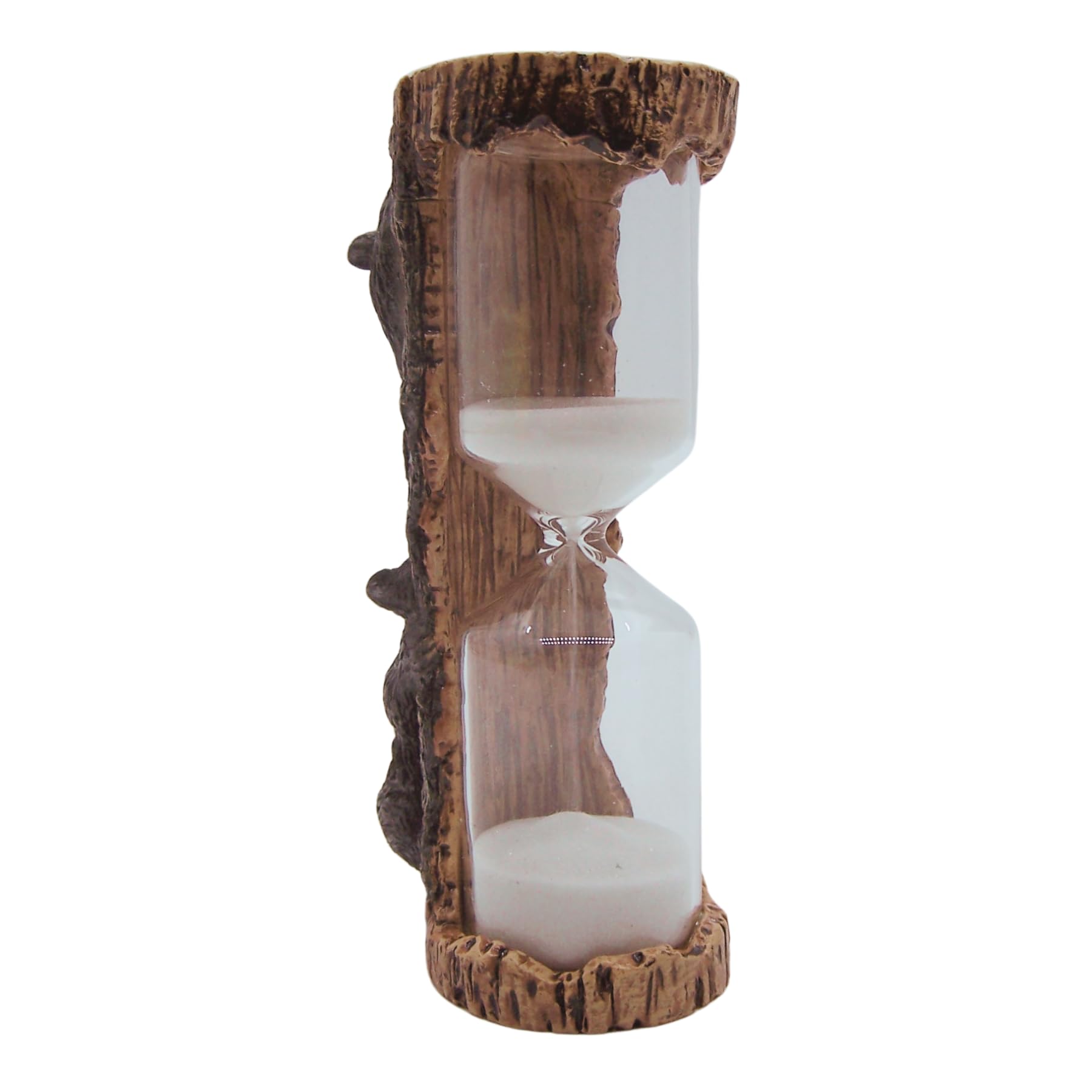 Wowser Reloj de arena con forma de reloj de arena, reloj de arena de 2.5 minutos con figura para uso doméstico y de oficina, 5.5 pulgadas