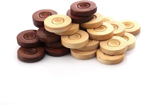 Wooden Backgammon Stamp Made by Hand from Boxwood Tree 35 Mm Dry Boxwood Wooden Backgammon Stamp