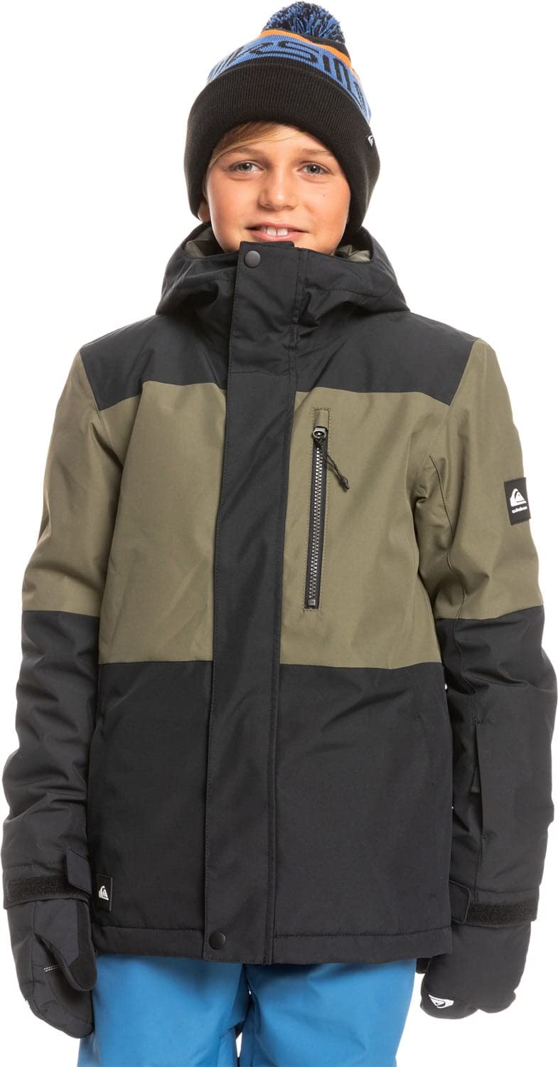 Quiksilver Boys' Little Mission 10k Grow System Snow Jacket