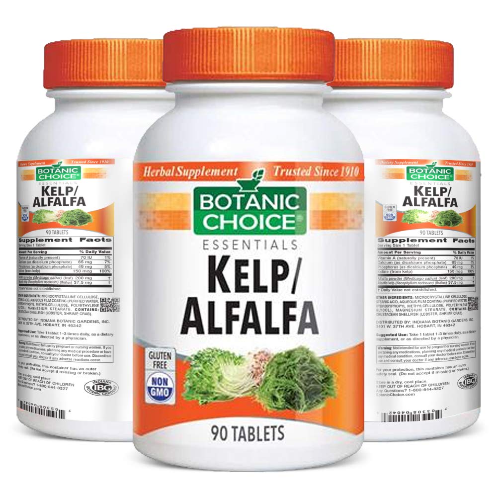 Buy Botanic Choice Kelp Alfalfa Adult Daily Supplement Delivers