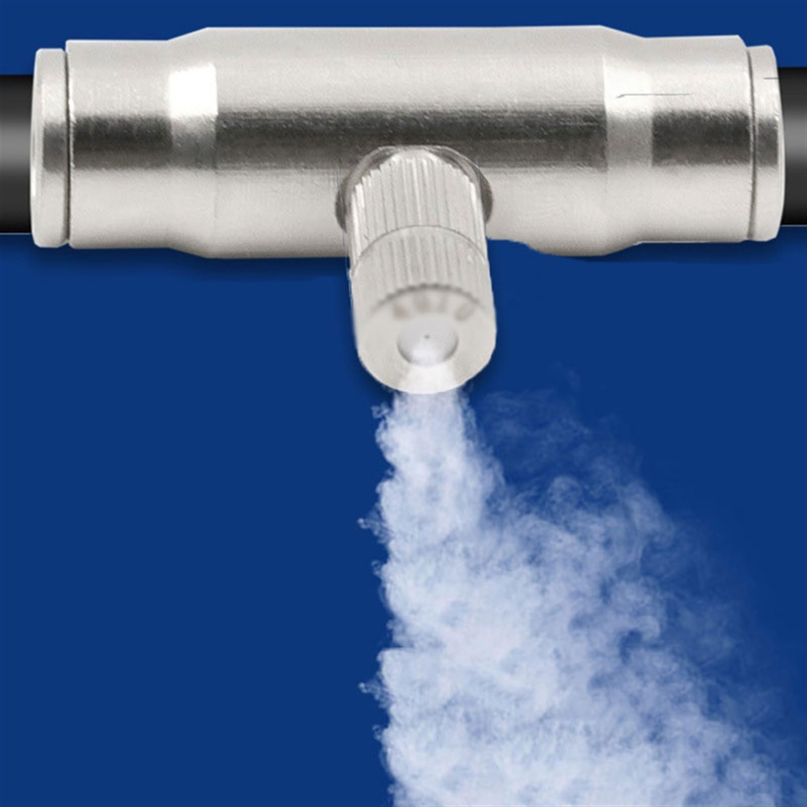 Paquete de 15 boquillas para sistema de nebulización de alta presión, boquillas de pulverización, boquillas de nebulización de latón lavables y antigoteo, conector rápido de interfaz de 3/8" (tamaño