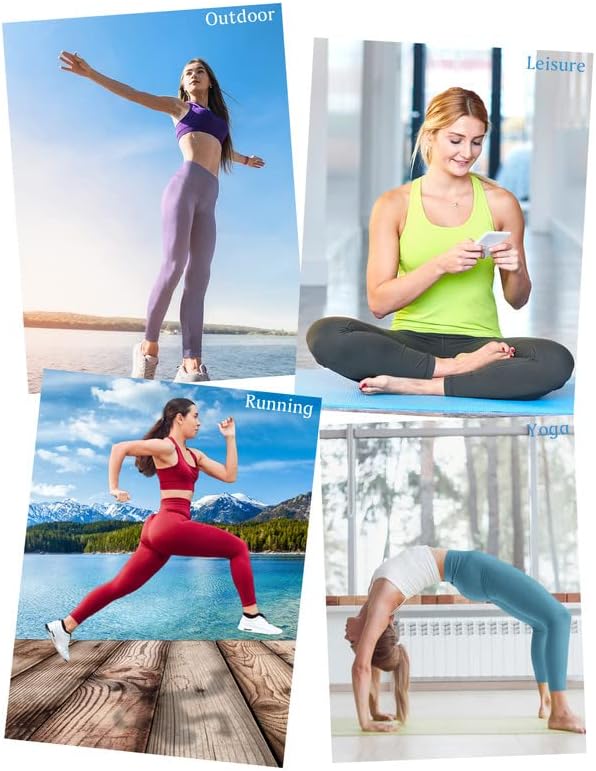 KOWBEAR Womens Yoga Leggings 4-Way Stretch High Waisted Tummy Control Pant with Pocket Workout Athletic Gym Casual Pants - Image 5