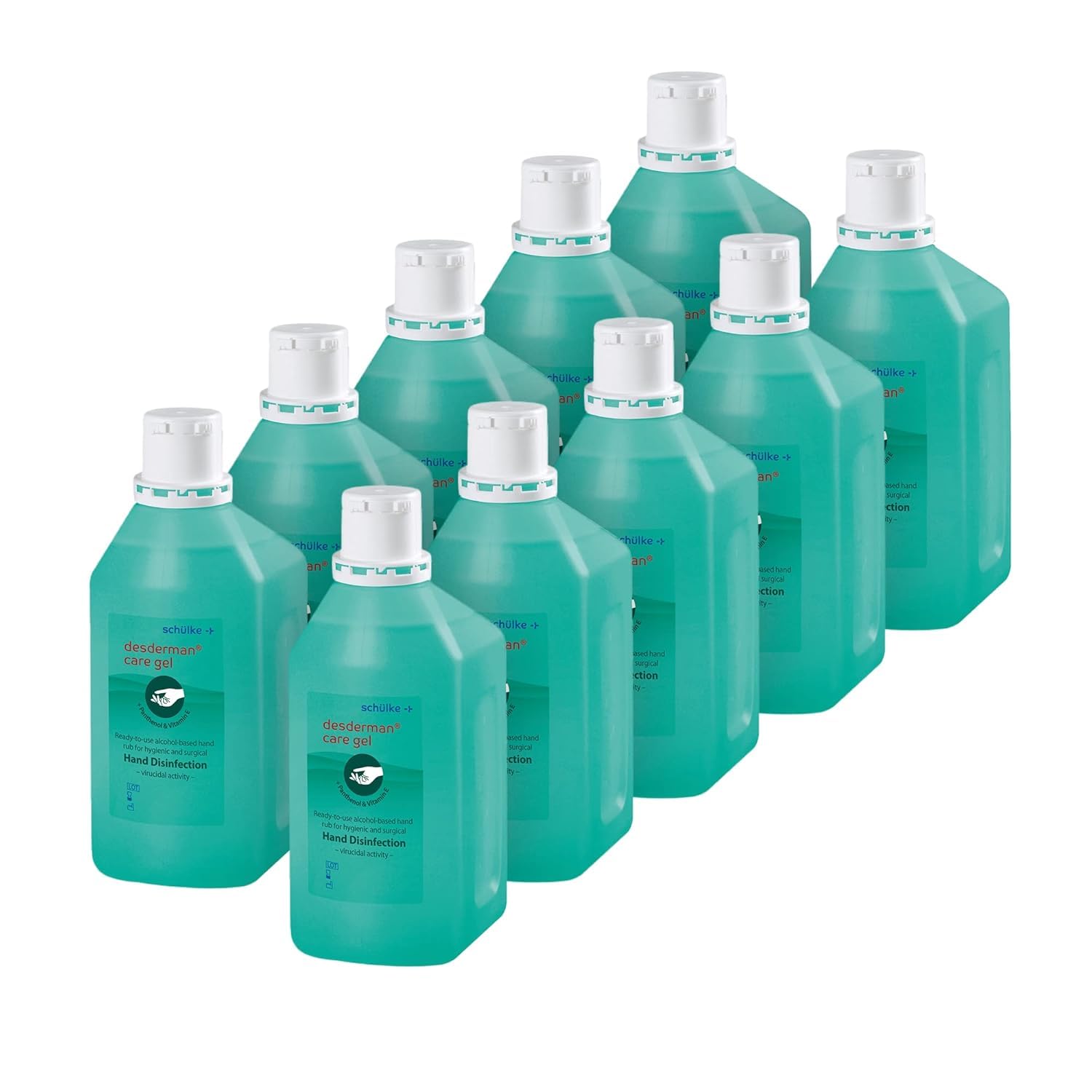 Desderman® care gel, Handdesinfekion, von Schülke, 10x 1000ml
