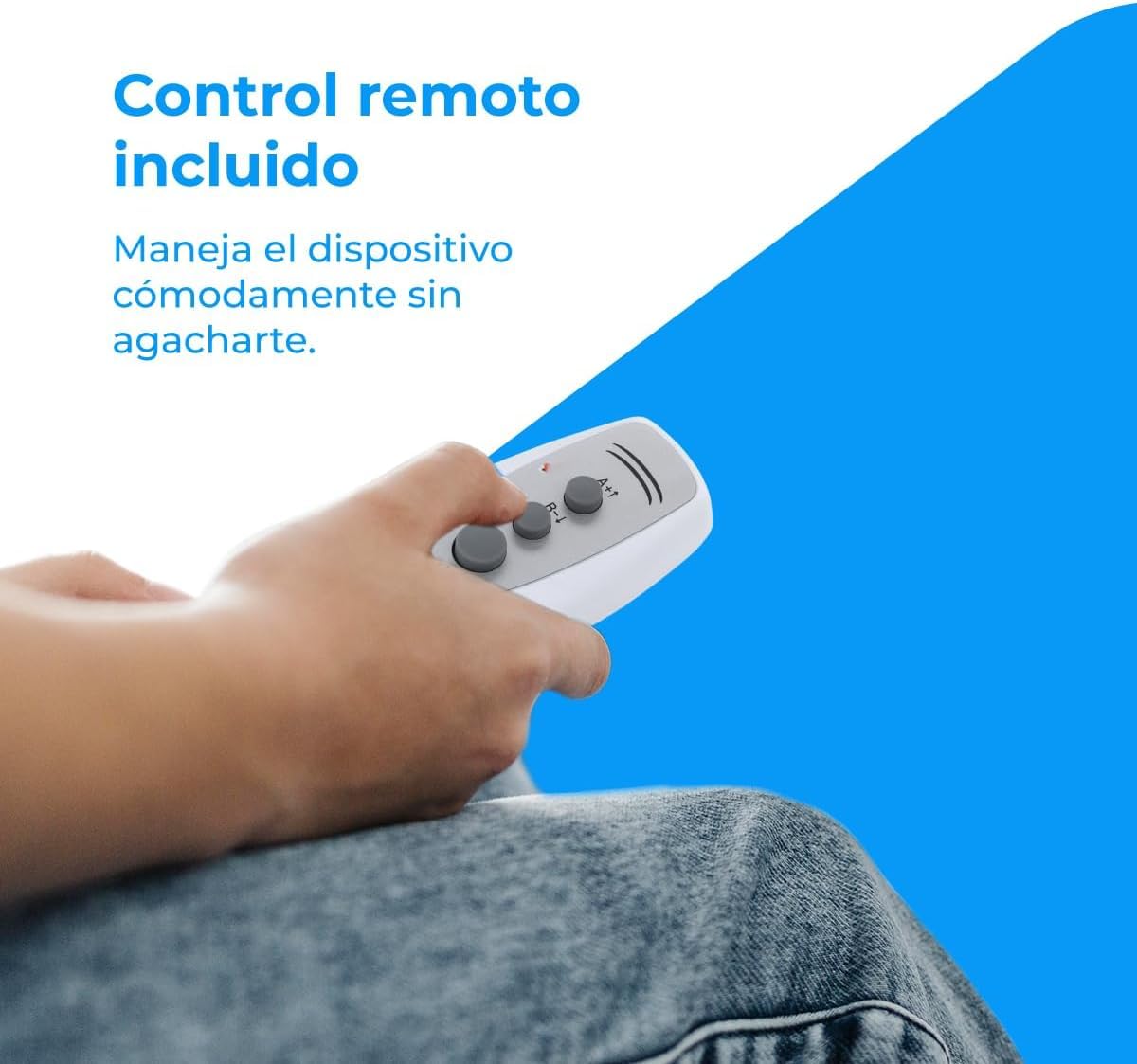NK Ejercitador de Piernas Eléctrico, Ejercitador Pasivo, Mejora la Circulación, Ideal para Rehabilitación, Movilidad con Velocidad Ajustable, para Hogar y Oficina