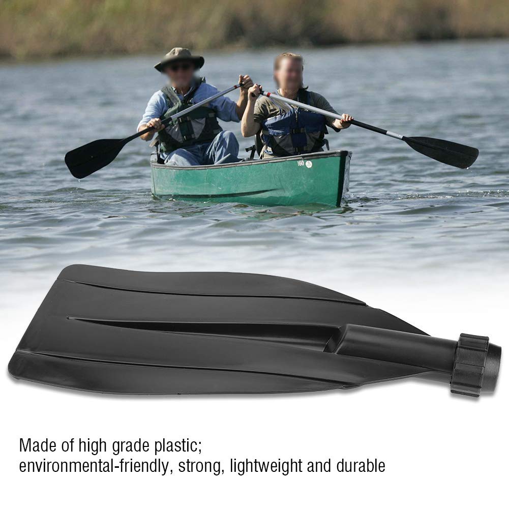 Pala per Pagaia per Canoa Kayak 1 Paio di Lame di Ricambio Durevoli Nero Accessori Barche a Remi