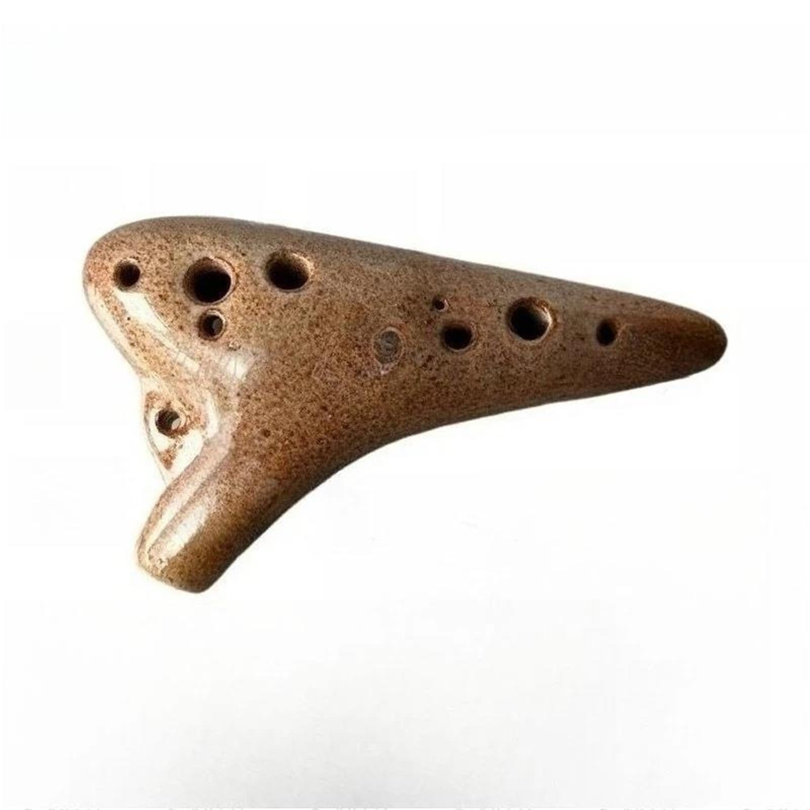 Instrumenty Okaryny Ceramiczna Okaryna 12 Otworów Instrument Do Nauki Dla Początkujących(Yellow)