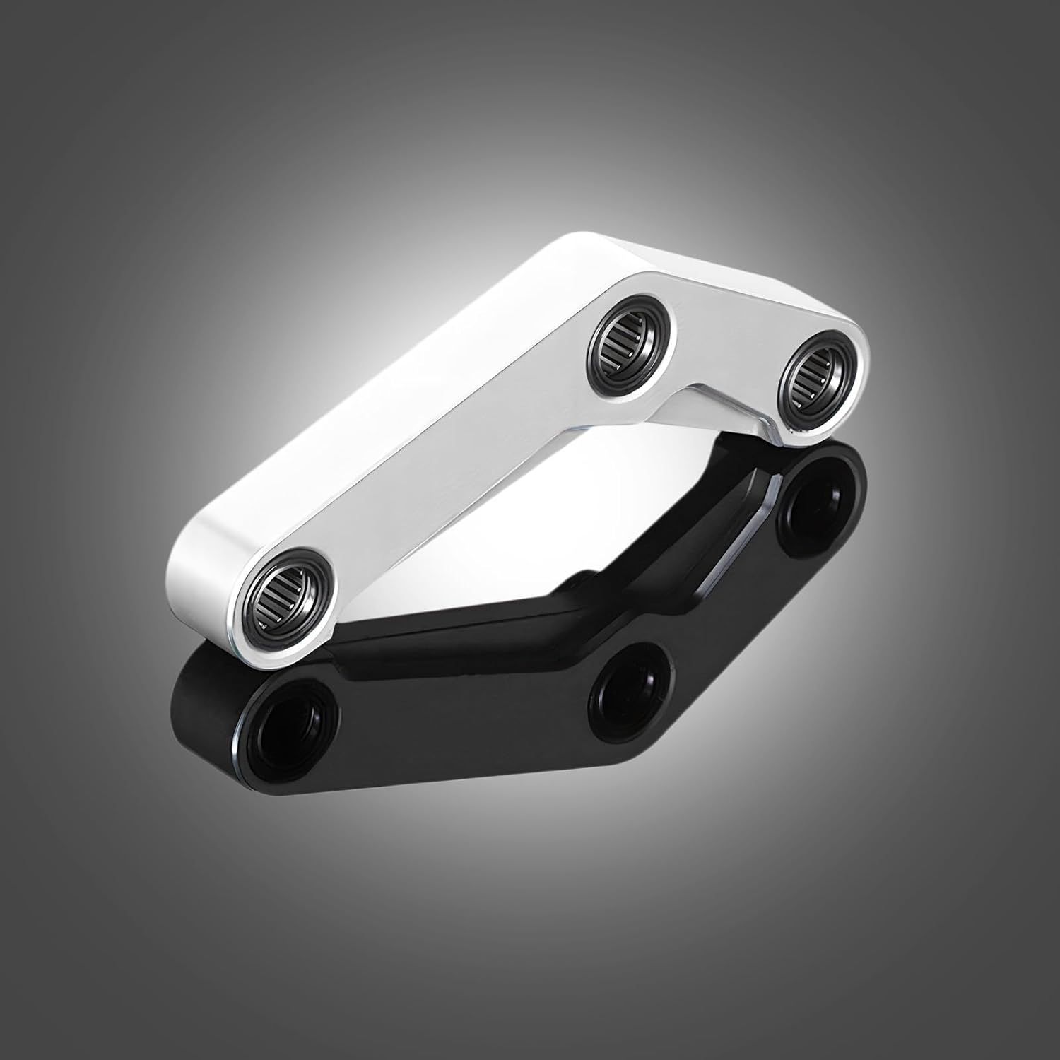 -30MM Suspension Lowering Link Accessories Compatible with WR250F WR450F YZ250F YZ250FX YZ450F/FX Dirt Bike Lowerings Kit Aluminum Motorcycle Rear Drop Links(Silver)