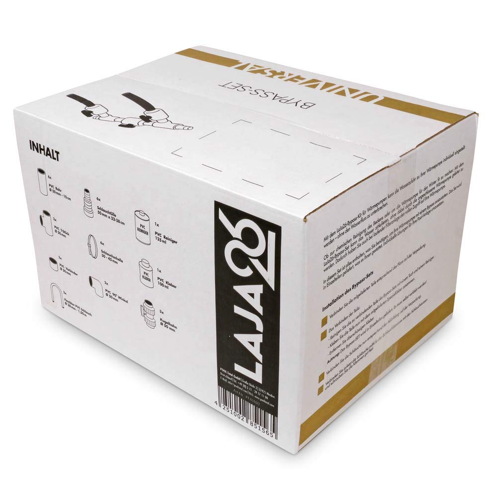 POOL Total LaJa26 Bypass-Set UNIVERSAL für Wärmepumpen und Solar