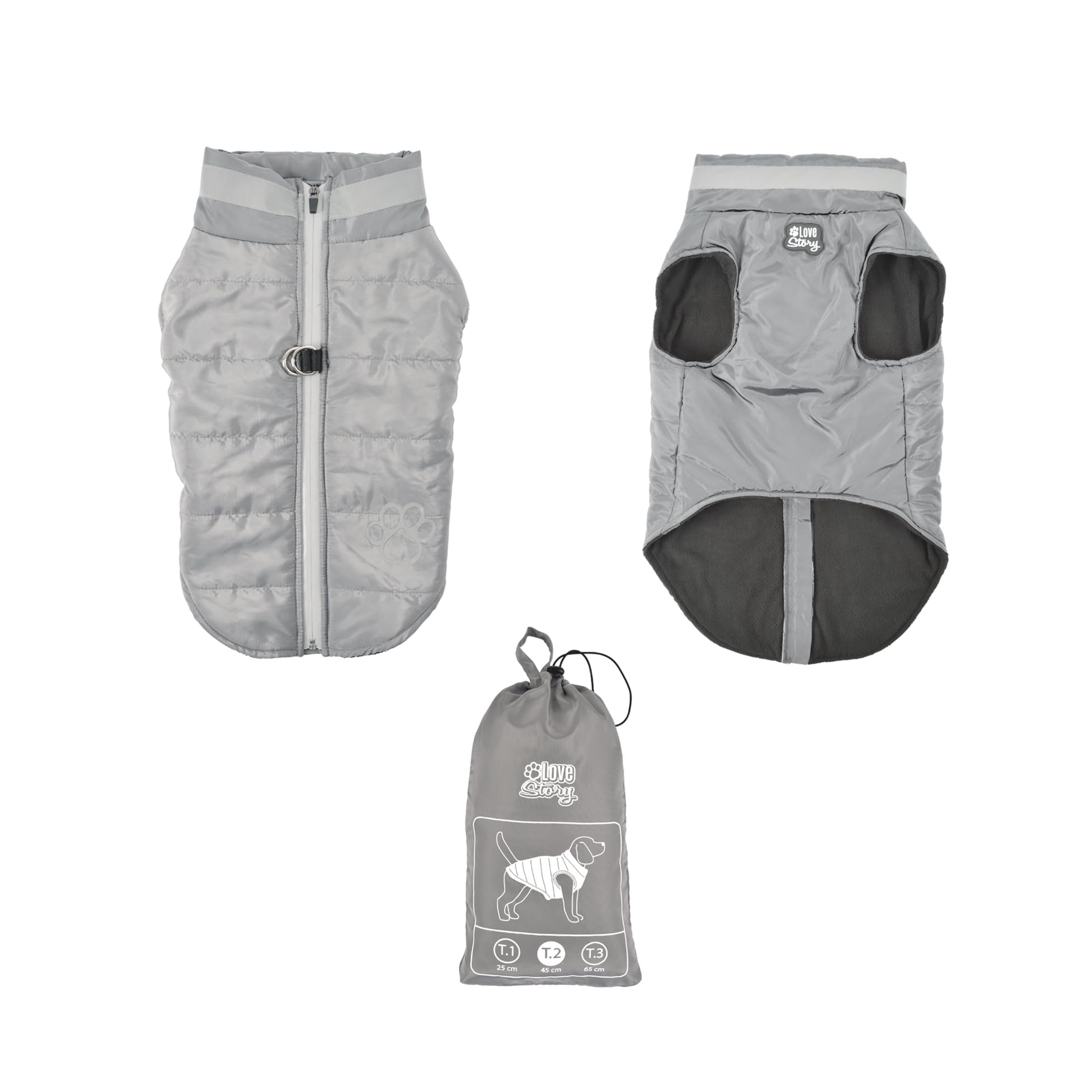 Doudoune doublure polaire pour balades hivernales Love Story