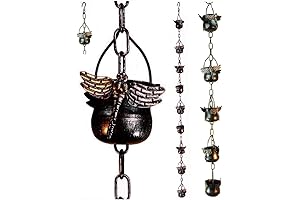 3 Sizes Dragonfly Rain Chains Downspout Extensions for Outside | Rain Chains Gutter