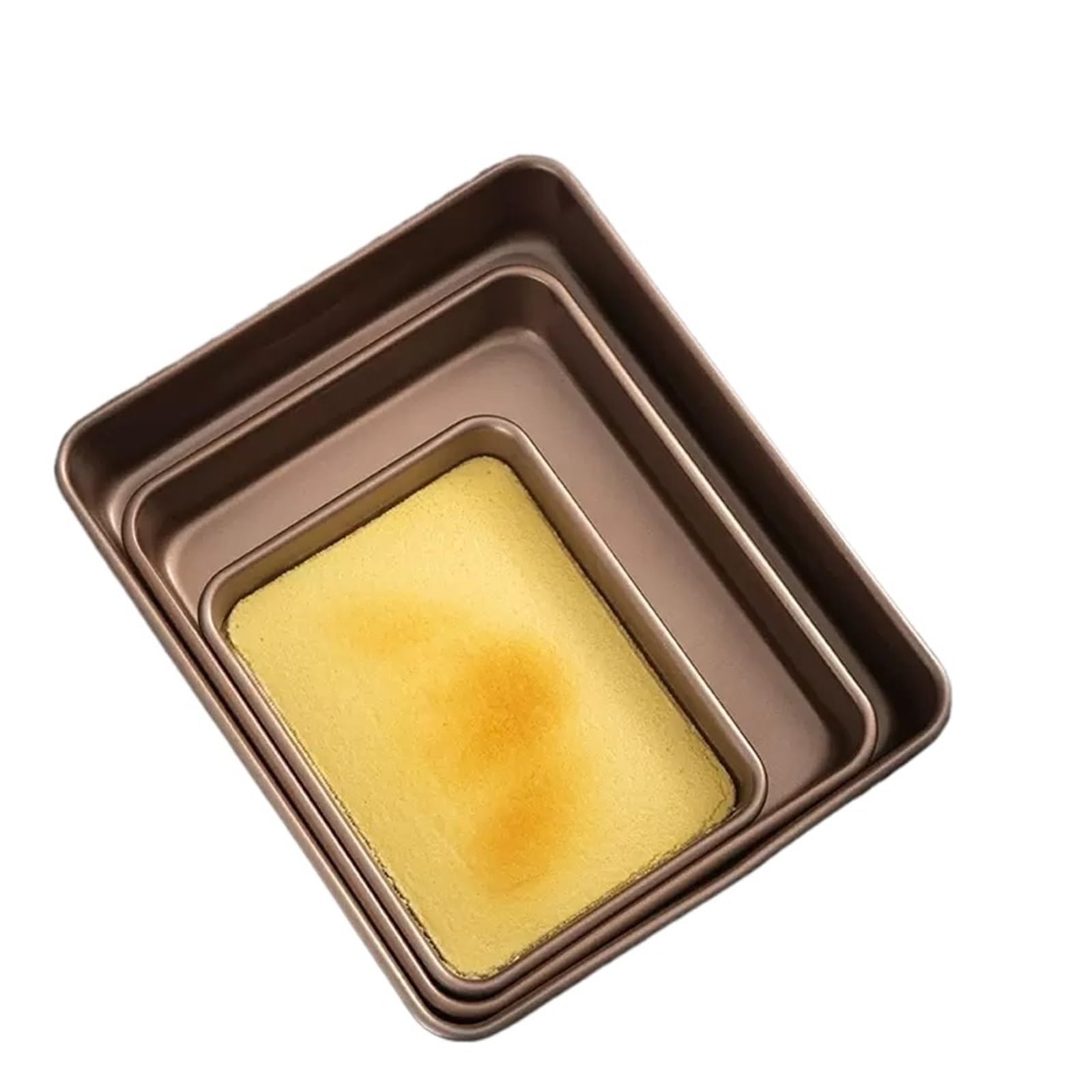 Moule à gâteau carré antiadhésif acier au carbone fond amovible pochoir mousse
