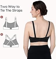 Vista 8 de Momcozy - Brasier para extracción de leche y lactancia, manos libres, ajustable, brasier todo en uno