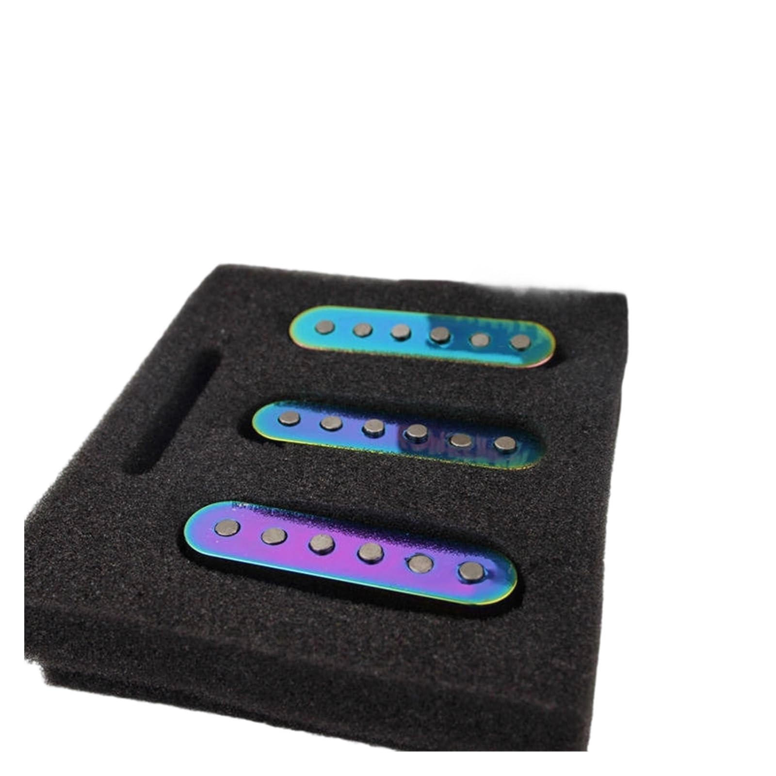 E Gitarren Tonabnehmer Single Coil SSS Set Mit Alnico Magneten Farbiges Zubehör