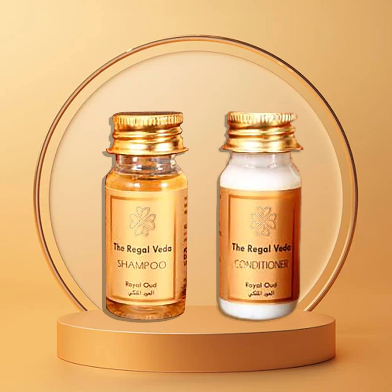 The Regal Veda | 25 Pcs Shampoo 35 Ml And 25 Pcs Hair Conditioner 35 Ml Combo For Hotel Amenities | Hotel Toiletries | Guest House Kit | Hotel Accessories | Hospital Toiletry Kits | Spa | Pack Of 50-image-24