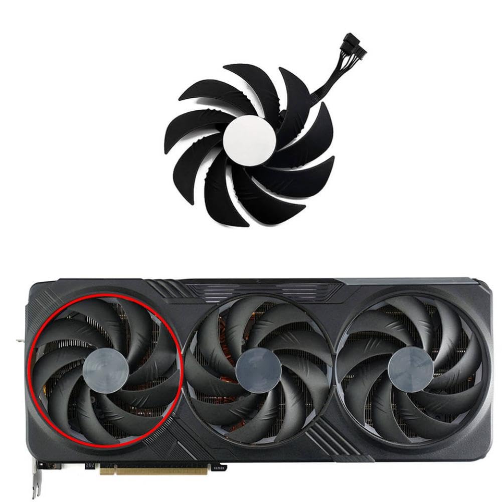 Graphics Card Cooling Fan Compatible with RTX 4080 RTX 4090 105MM PLD10020S12H(A-Fan)