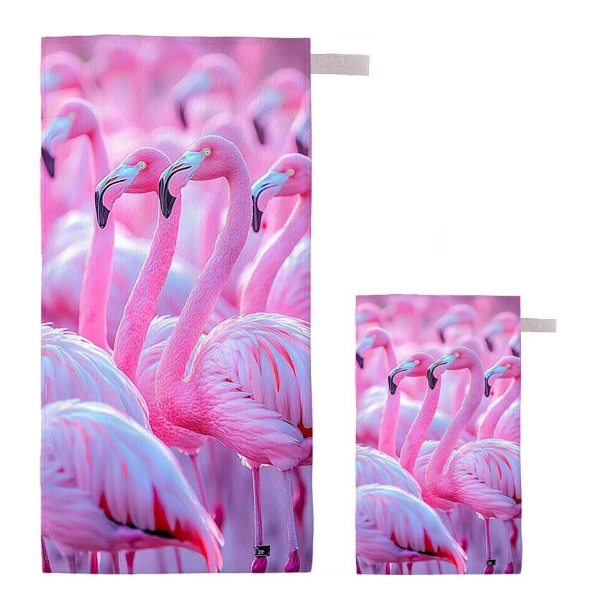 Toalla de Playa Grande 220x100cm/35x70cm, Juego de 2 Toalla Microfibra XXL de Antiarena, Toallas Playa Suave Ligera, Absorbente Secado Rápido, Beach Towel Viaje Yoga, Regalo Mujer Hombre (Rosa) G-94