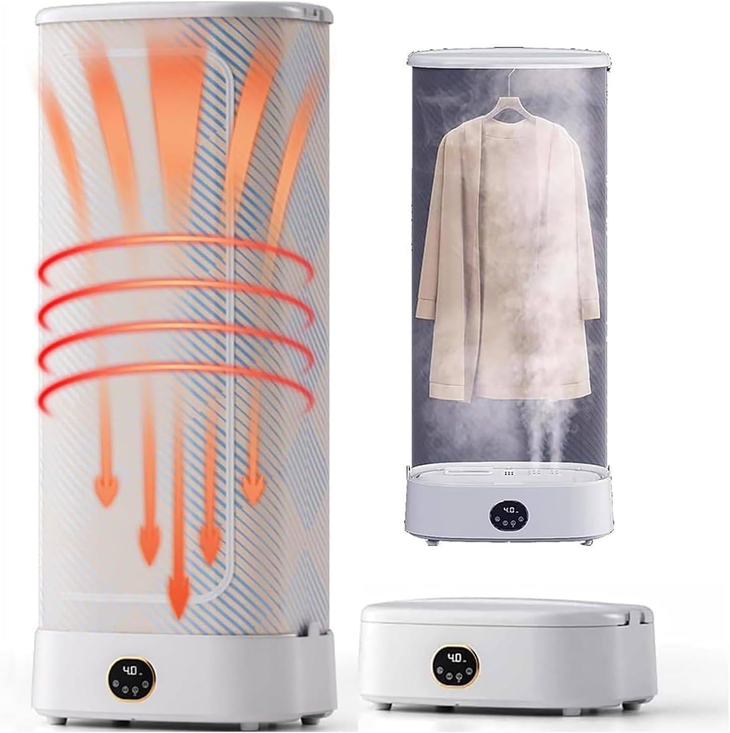 Máquina de planchado automática, vaporizador de ropa plegable para colgar, para ropa y telas, elimina rápidamente las arrugas,Remotecontrolmodel