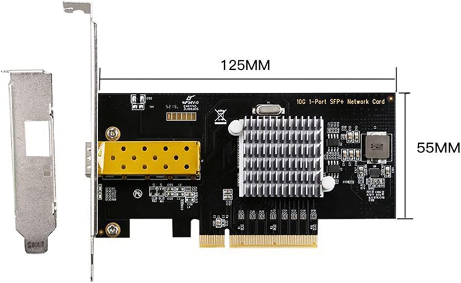 トップス 2X 10ギガビットPCIEネットワークカード、 82599サーバー用
