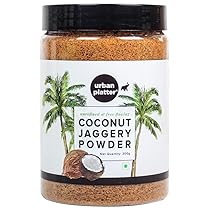 Urban Platter Coconut Jaggery Sugar Powder, 300g [Low GI | Rich in Minerals | Natural Sweetener]