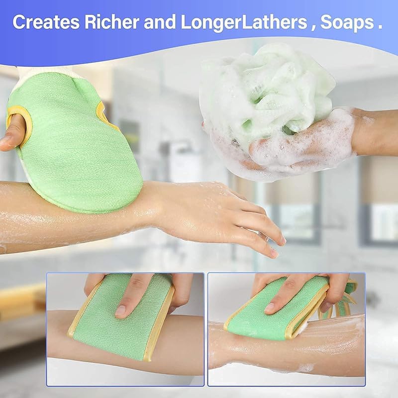 YAVRIXZ Silicone Scruber Shower Brush for Cleaning Back Body Unisex 1