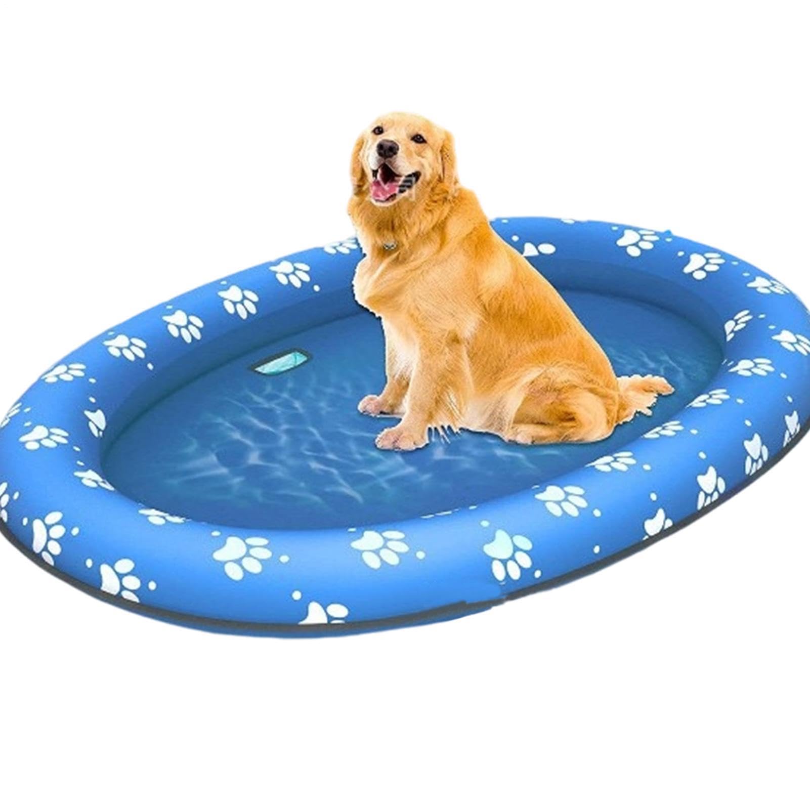 Galleggiante per Cani Zattera gonfiabile sicura comoda portatile | Zattera Galleggiante per Animali Cuccioli Acqua Lago Mare Spiaggia Fiume Interno Esterno All'Aperto