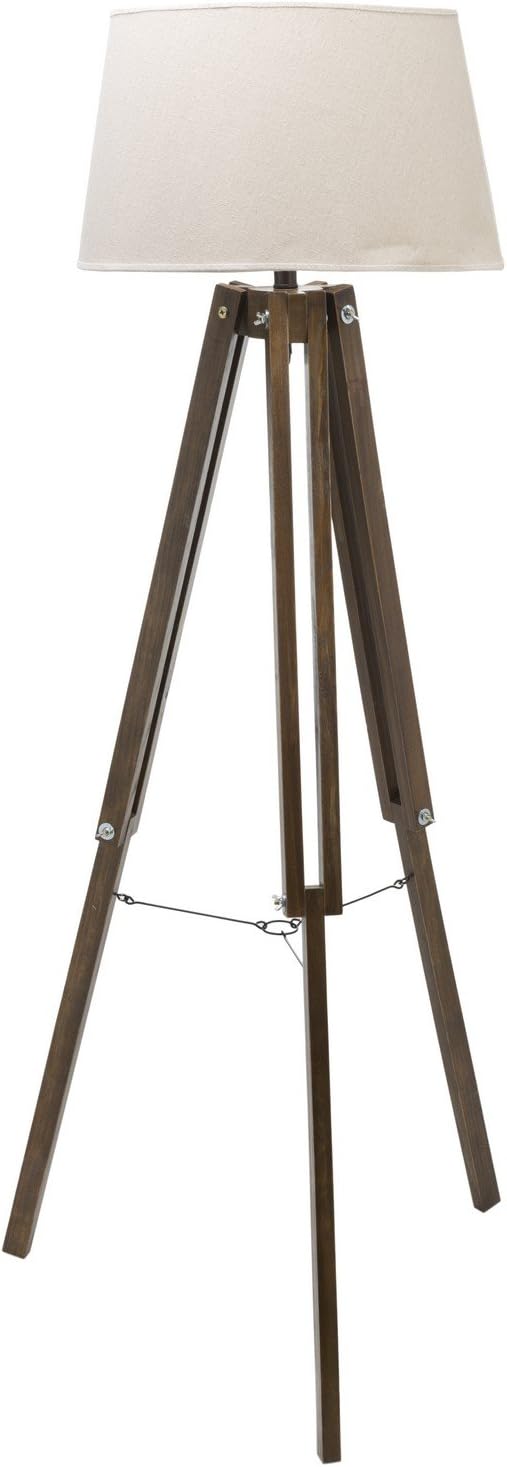 Large Vintage Tripod Floor Lamp - Antique Style Living Rooms & Bedrooms