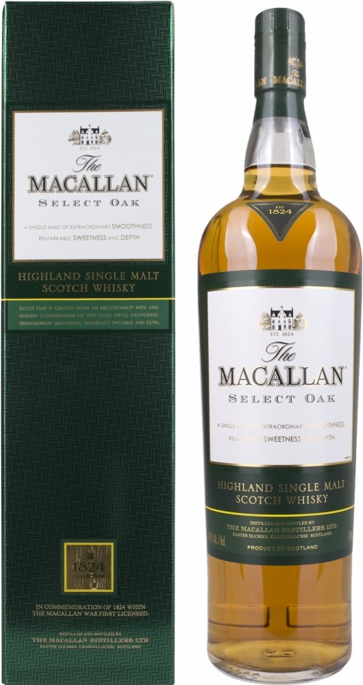 The Macallan Whisky Select Oak - 1000 ml : Amazon.es: Alimentación